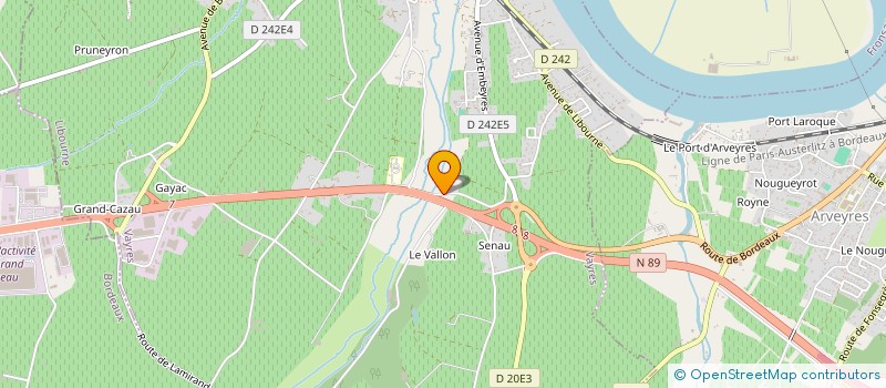 localisation de l'entreprise PELARNON  VAYRES