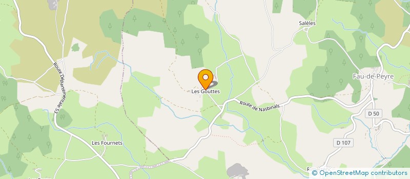 localisation de l'entreprise PELAT CEDRIC  PEYRE EN AUBRAC