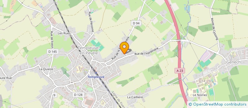 localisation de l'entreprise PELAYO COLINET  TEMPLEUVE-EN-PEVELE