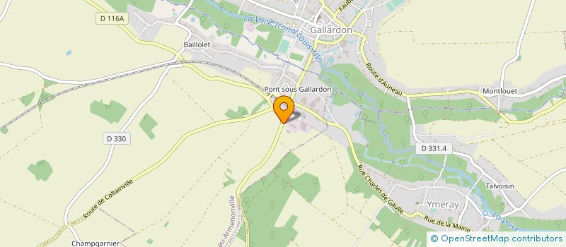 localisation de l'entreprise PELD SERVICES à BAILLEAU-ARMENONVILLE