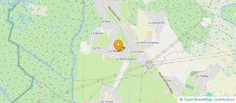 localisation de l'entreprise PELE BRIAND IMMO  SAINT-MALO-DE-GUERSAC