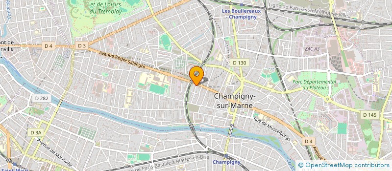 localisation de l'entreprise PELE ET FILS à CHAMPIGNY-SUR-MARNE