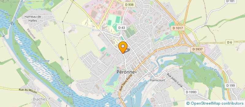 localisation de l'entreprise PELE HD à PERONNE