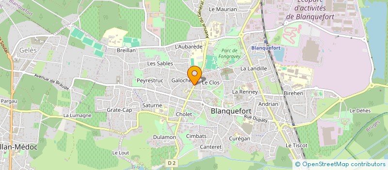 localisation de l'entreprise PELE MELE à BLANQUEFORT