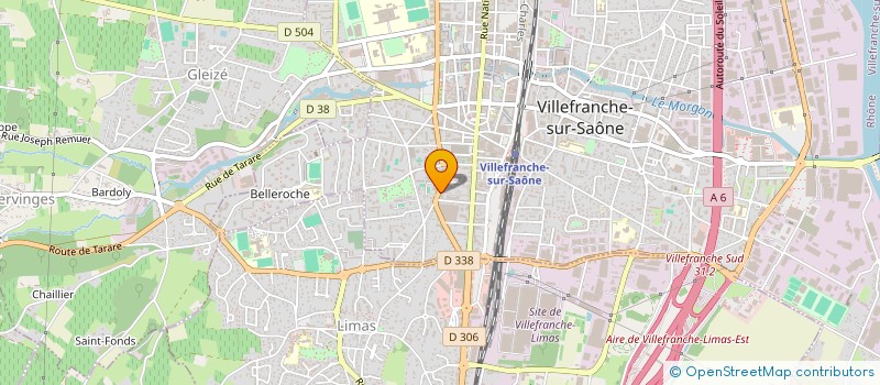 localisation de l'entreprise PELE MELE  VILLEFRANCHE-SUR-SAONE