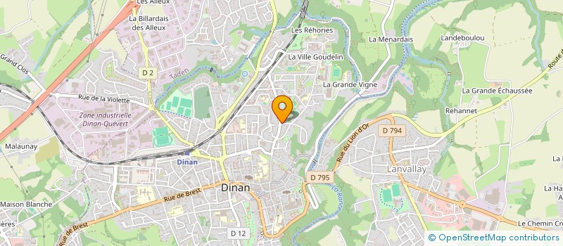 localisation de l'entreprise PELE-MELE  DINAN