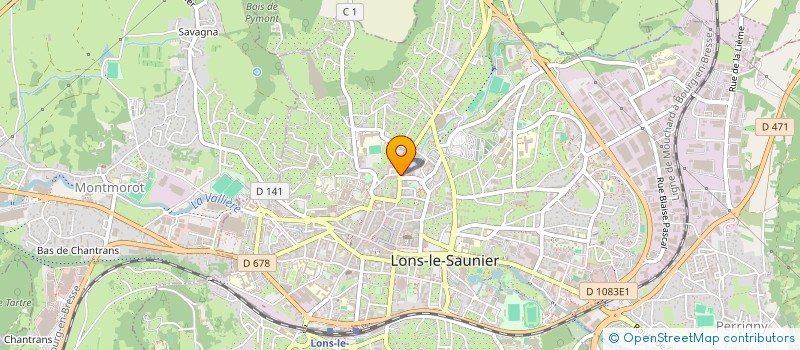 localisation de l'entreprise PELE MELE LIGHTING à LONS-LE-SAUNIER