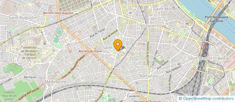 localisation de l'entreprise PELE VTT 33  BORDEAUX