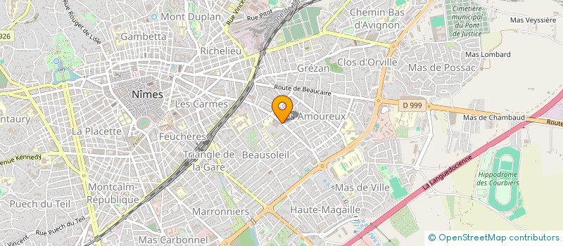 localisation de l'entreprise PELE VTT GARD  NIMES