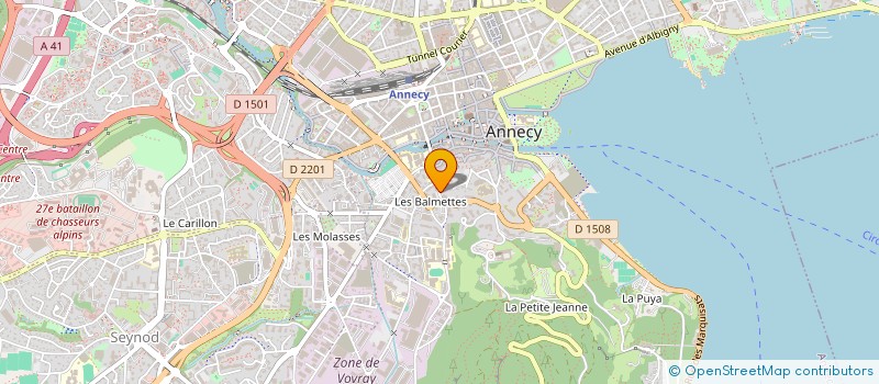 localisation de l'entreprise PELECKA à ANNECY
