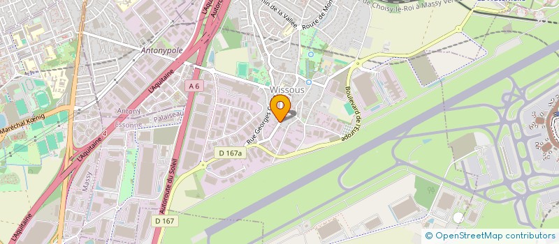 localisation de l'entreprise PELEJA HOLDING à WISSOUS