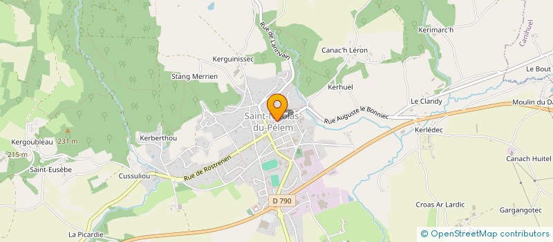 localisation de l'entreprise PELEM'S PALET  SAINT-NICOLAS-DU-PELEM