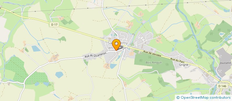 localisation de l'entreprise PELERIN BCM à MONTREVAULT-SUR-EVRE