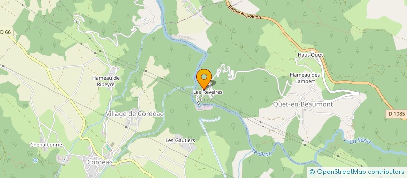 localisation de l'entreprise PELERINAGE TRADITIONNEL LA SALETTE  QUET-EN-BEAUMONT