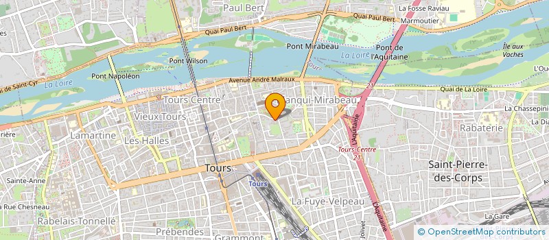 localisation de l'entreprise PELERINAGES ET GRANDS RASSEMBLEMENTS  TOURS