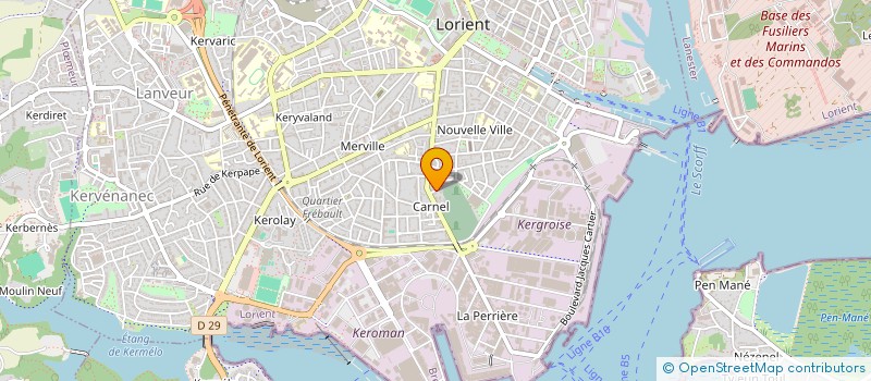 localisation de l'entreprise PELERITO INVESTISSEMENTS  VANNES