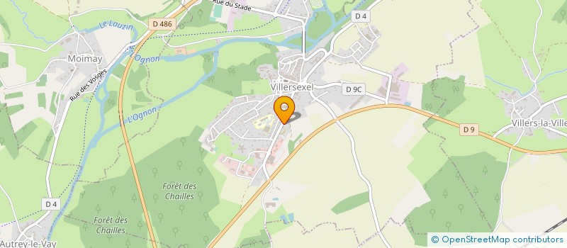 localisation de l'entreprise PELGA à VILLERSEXEL