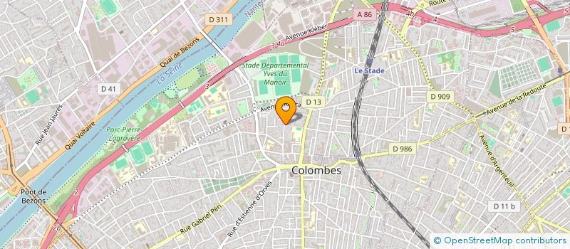 localisation de l'entreprise PELGO SYSTEMS à COLOMBES