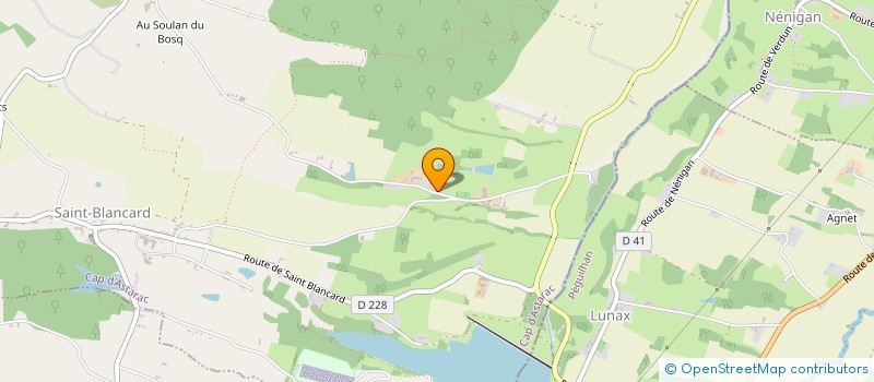 localisation de l'entreprise PELGRIMAGE SCI  SAINT-BLANCARD