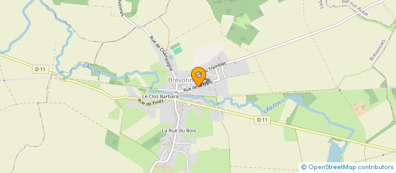 localisation de l'entreprise PELHERMES  BREVONNES