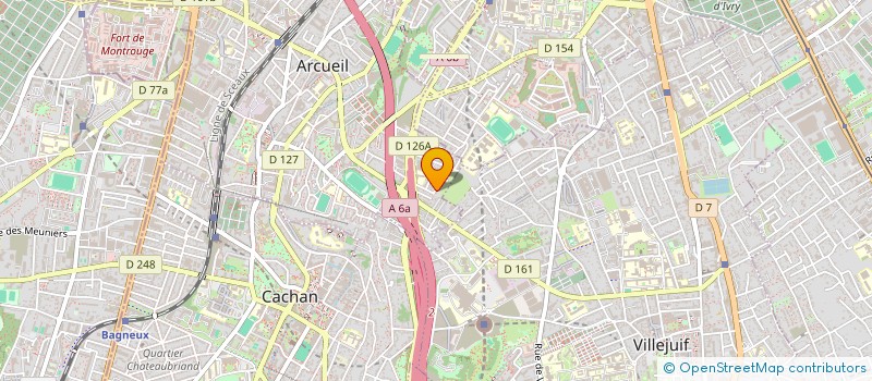 localisation de l'entreprise PELI INVEST  ARCUEIL