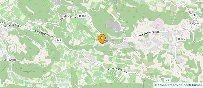 localisation de l'entreprise PELICAN  MENERBES