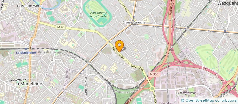 localisation de l'entreprise PELICAN à MARCQ-EN-BARŒUL