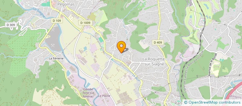 localisation de l'entreprise PELICAN à LA ROQUETTE-SUR-SIAGNE