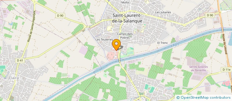 localisation de l'entreprise PELICAN  SAINT-LAURENT-DE-LA-SALANQUE