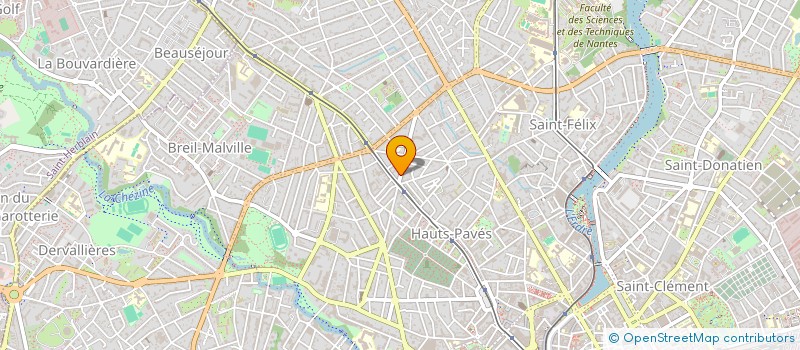 localisation de l'entreprise PELICAN à NANTES
