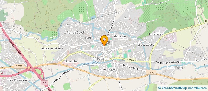 localisation de l'entreprise PELICAN BASKET CLUB  PELISSANNE