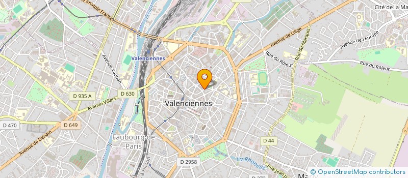 localisation de l'entreprise PELICAN CLUB à VALENCIENNES