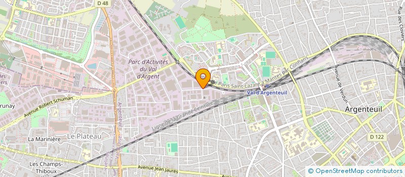 localisation de l'entreprise PELICHET PARIS à ARGENTEUIL