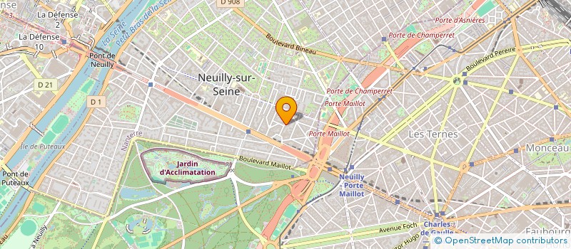 localisation de l'entreprise PELICO à NEUILLY-SUR-SEINE