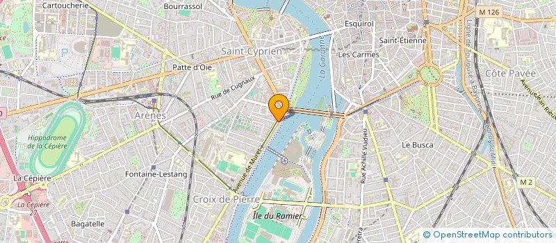 localisation de l'entreprise PELIER PINAUD  TOULOUSE