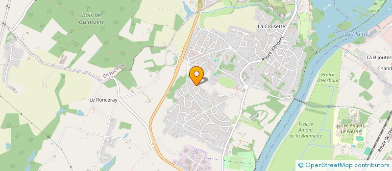 localisation de l'entreprise PELIGRY  BOUCHEMAINE