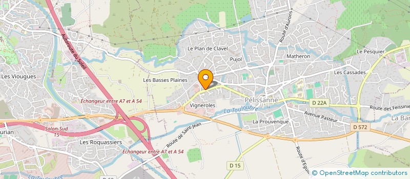 localisation de l'entreprise PELIJARDIN à PELISSANNE