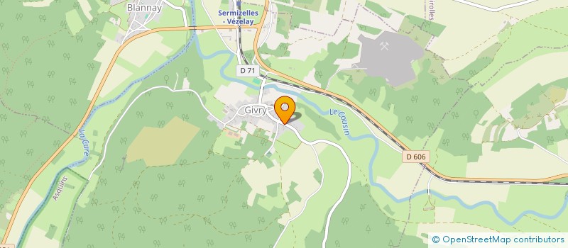 localisation de l'entreprise PELIMMO  GIVRY