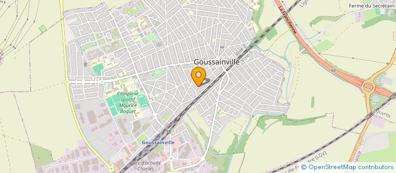 localisation de l'entreprise PELIN à GOUSSAINVILLE