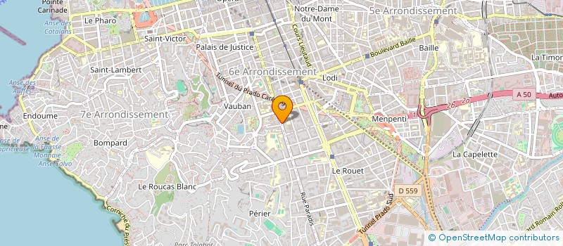localisation de l'entreprise PELINO à MARSEILLE