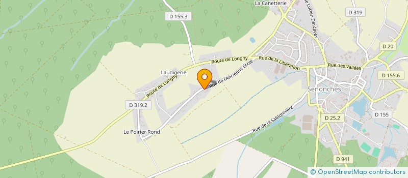 localisation de l'entreprise PELISSIE GUENZI à SENONCHES