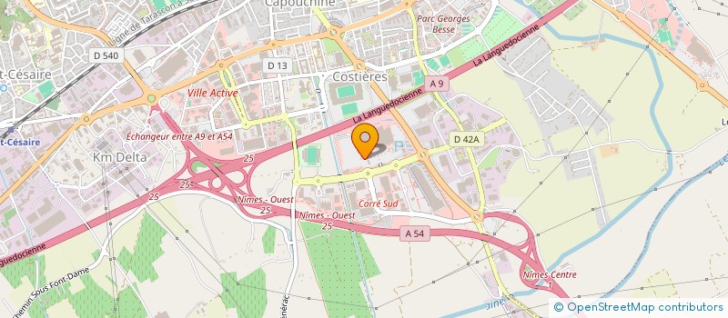 localisation de l'entreprise PELISSIER à NIMES