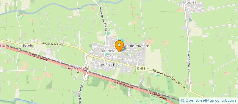localisation de l'entreprise PELISSIER à ARLES