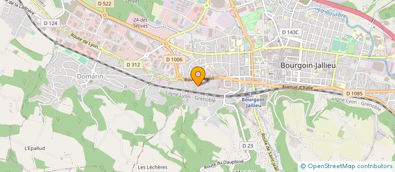 localisation de l'entreprise PELISSIER MIARD SAS à DOMARIN