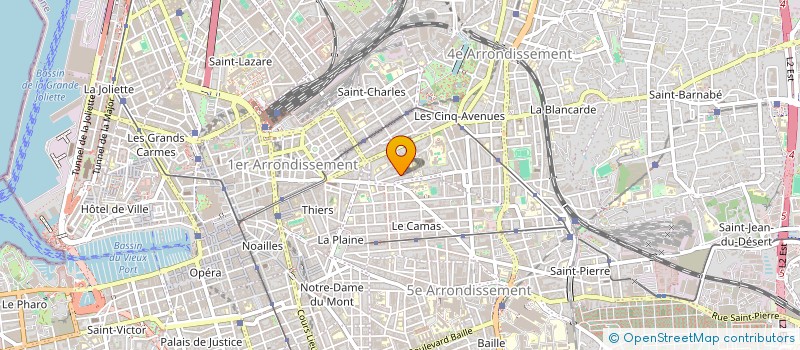 localisation de l'entreprise PELISSIER-ROY à MARSEILLE
