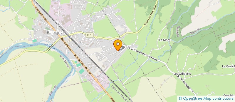 localisation de l'entreprise PELISSIMMO  BALBIGNY