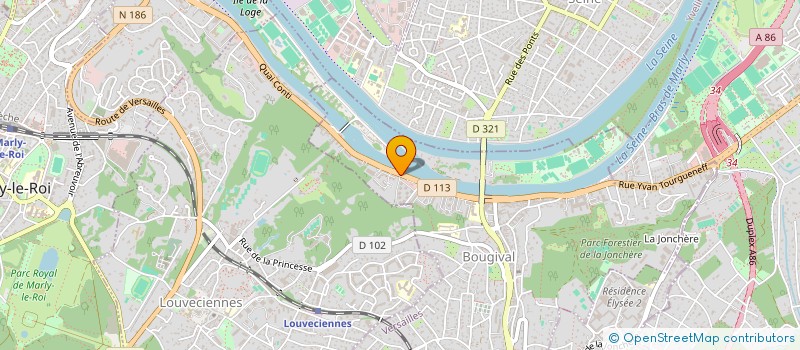 localisation de l'entreprise PELIVIT  BOUGIVAL