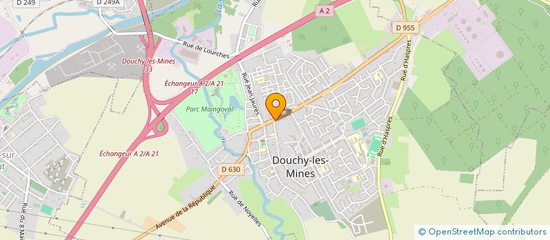 localisation de l'entreprise PELL'&CO  DOUCHY-LES-MINES