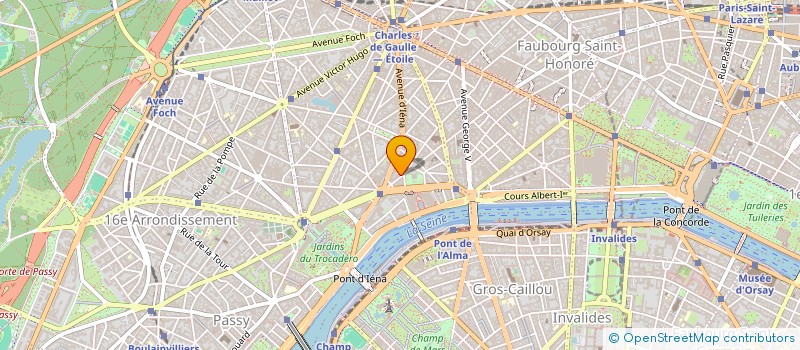 localisation de l'entreprise PELLAT-FINET  PARIS