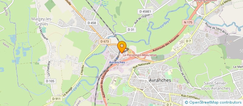 localisation de l'entreprise PELLE EQUIPEMENTS à AVRANCHES